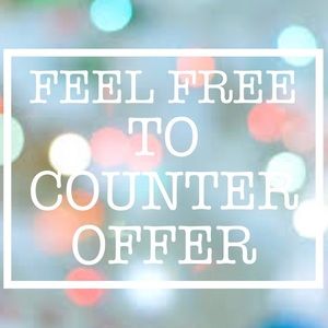 ⚡️OPEN TO ALL REASONABLE OFFERS & COUNTER OFFERS!✨